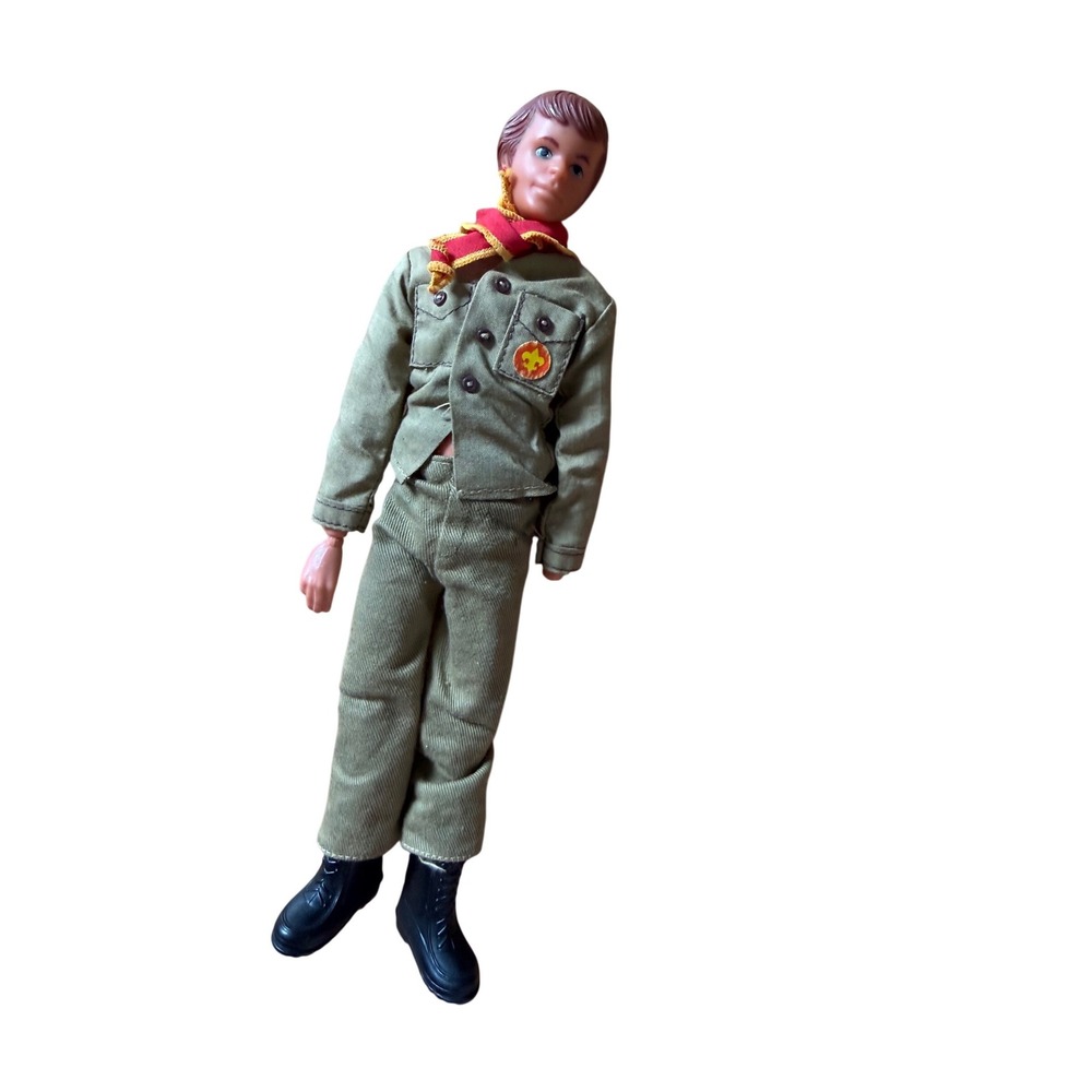 STEVE SCOUT BSA Boy Scouts of America Action Figure Doll 9.5" Vtg 1974 Kenner